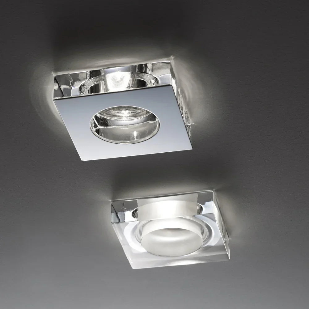Faretti Lui Semi-Flush Downlight, Clear Glass, GU10, IP20
