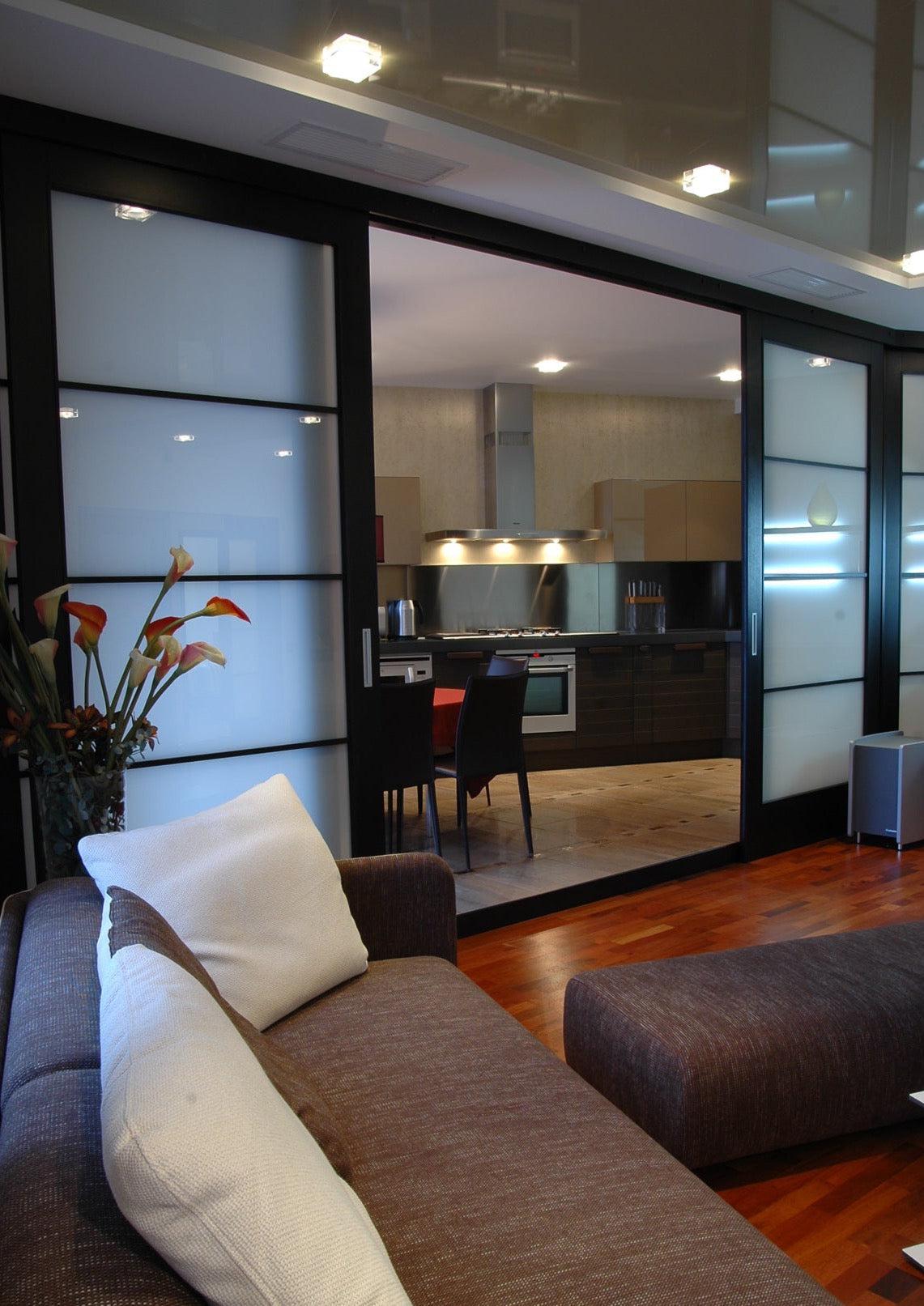 Faretti Cheope Semi-Flush Downlight, Clear Glass, GU10, IP44