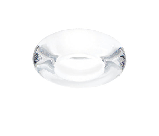 Faretti Rombo Semi-Flush Downlight, Clear Glass, GU10, IP20