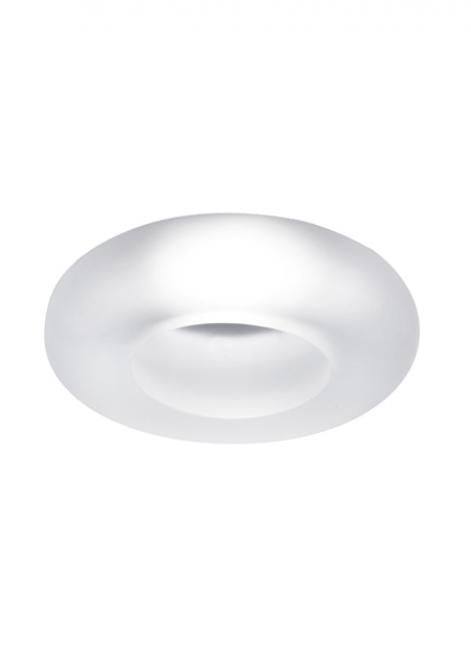 Faretti Tondo Semi-Flush Downlight, Frosted Glass, GU10, IP20