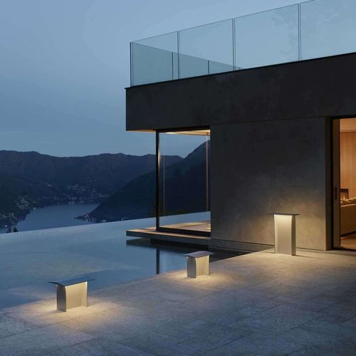Fienile Bollard, Short, Dark Grey, LED, 19W, DALI Dim or On/Off, IP65