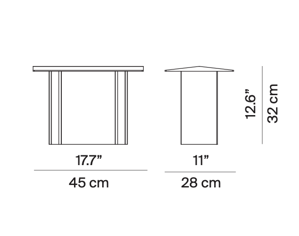 Fienile Bollard, Short, Dark Grey, LED, 19W, DALI Dim or On/Off, IP65