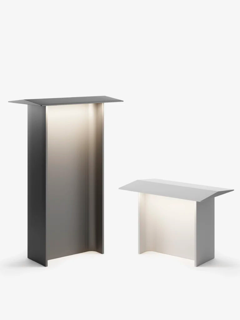 Fienile Bollard, Short, Light Grey, LED, 19W, DALI Dim or On/Off, IP65