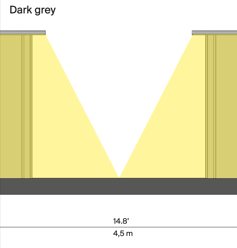 Fienile Bollard, Tall, Light Grey, LED, 19W, DALI Dim or On/Off, IP65