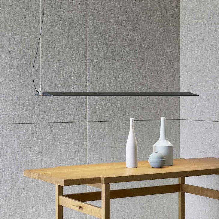 Fienile Linear Pendant, Dark Grey, LED, 52W, Dali or Push Dim or On/Off, IP20