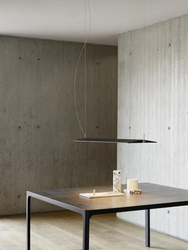 Fienile Linear Pendant, Dark Grey, LED, 52W, Dali or Push Dim or On/Off, IP20