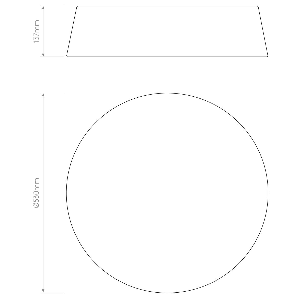 Fife Ceiling, White Fabric, E27, IP20