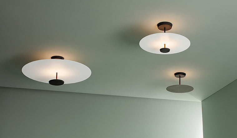 Flat Ceiling, 1 Beam, 40 cm ø, Green, Dimmable, IP20