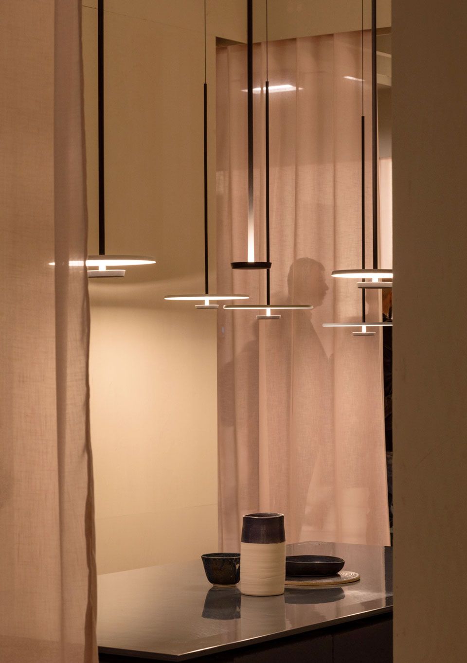 Flat Pendant, Small, Dimmable, IP20