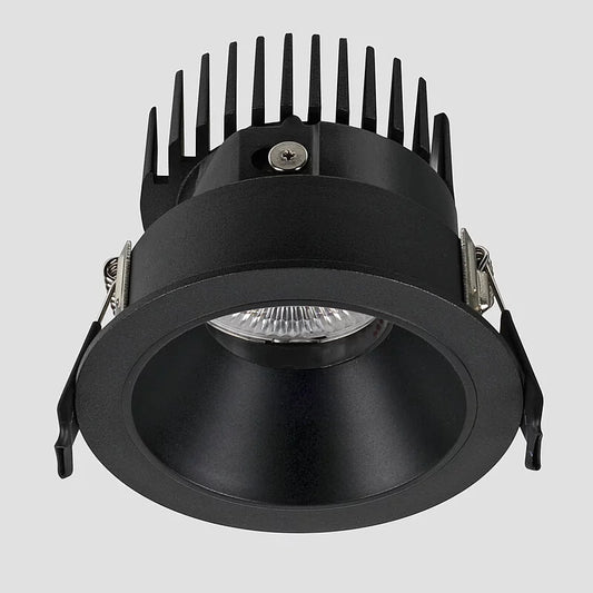 Flexio Downlight, Fixed, Black, 11W, LED, Dim, IP44