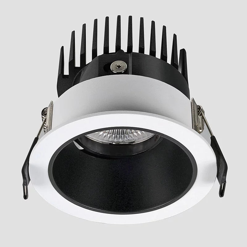 Flexio Downlight, Adjustable, White with Black Baffle, 11W, LED, Dim, IP20