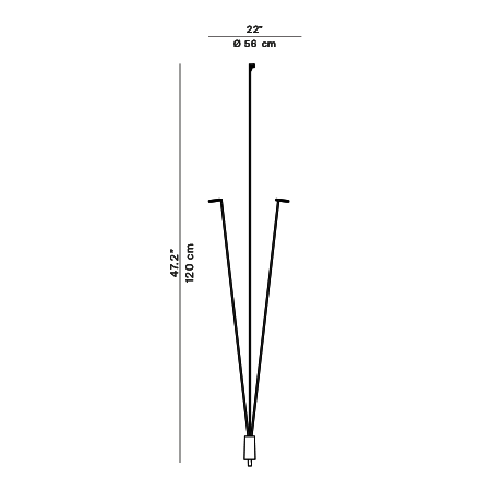 Flia Floor, Triple, LED, 7.5W, DALI Dim or On/Off, IP65