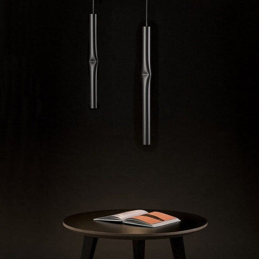 Flow Pendant, Black, 32 cm H, LED, Recessed Mount, Triac Dim