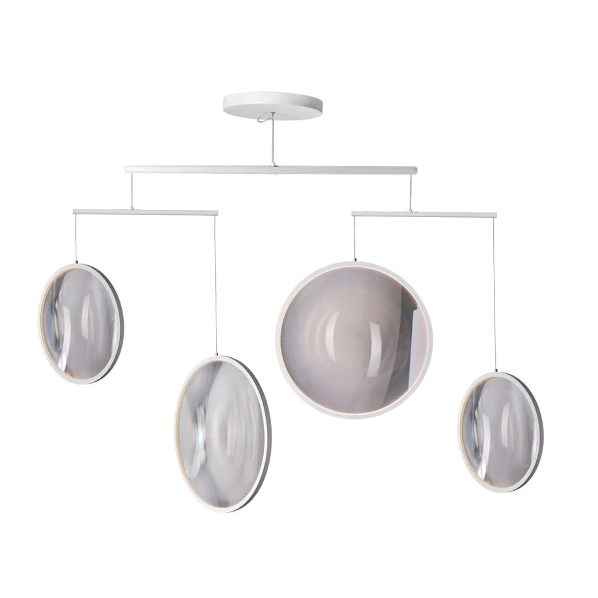 Focus Pendant, 4 Light, White, LED, Triac Dim, IP20