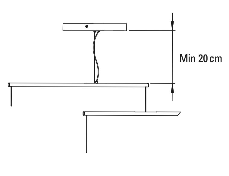 Focus Pendant, 3 Light, White, LED, Triac Dim, IP20