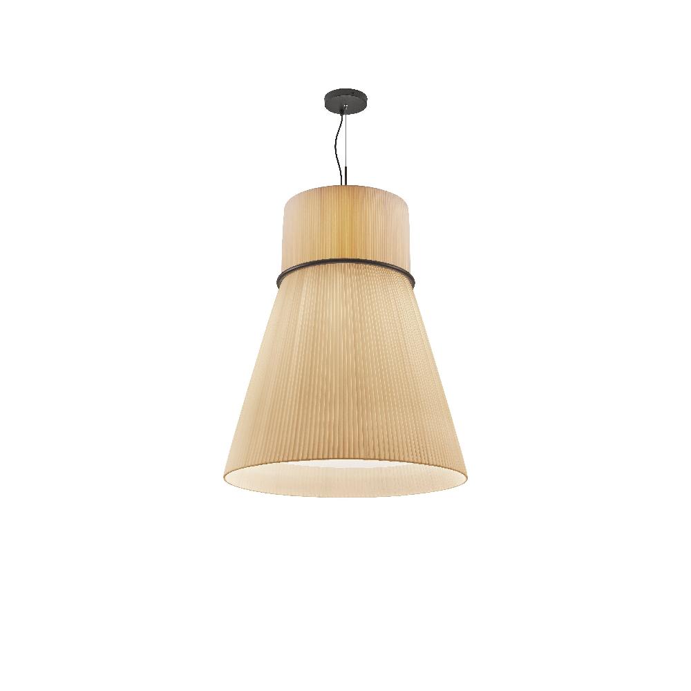 Folie Pendant, Vertical, White Ribbons, E27, IP20