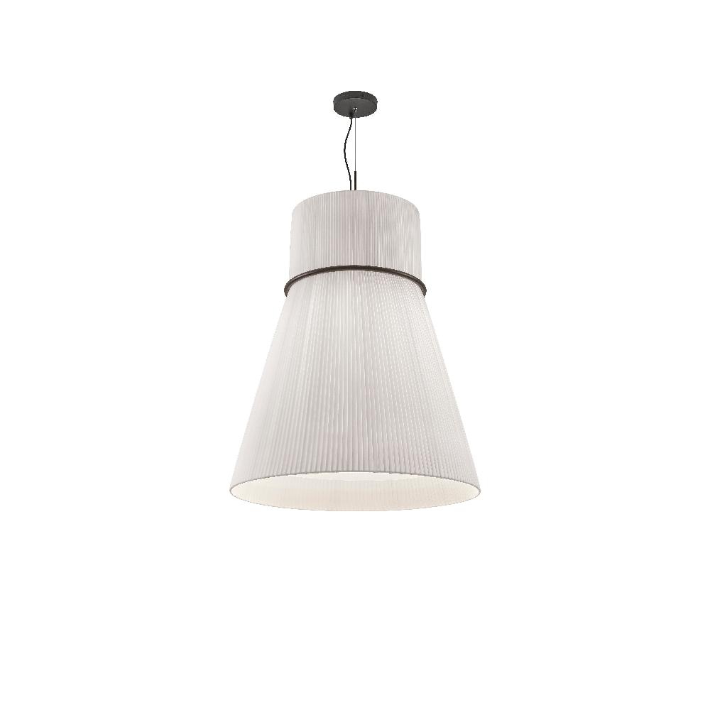 Folie Pendant, Vertical, White Ribbons, E27, IP20