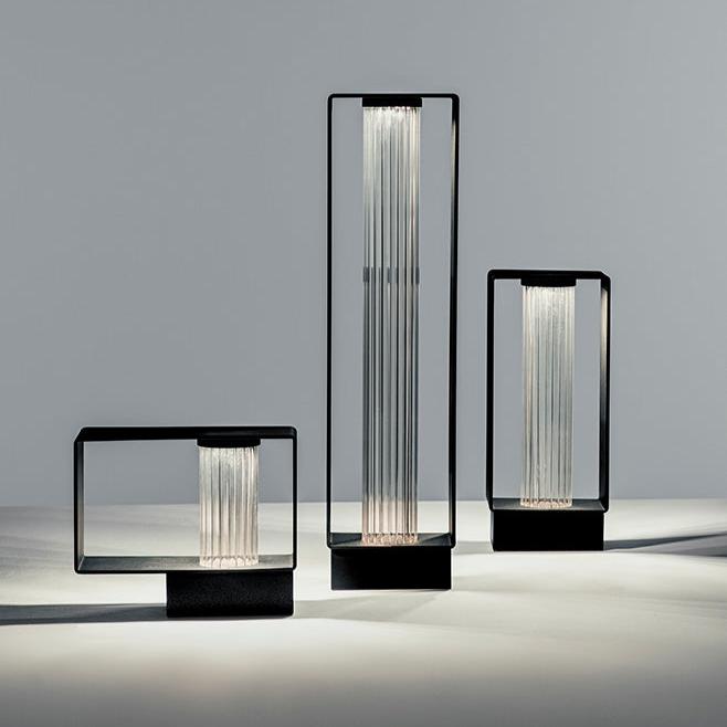 Frame Bollard, Small, Black, LED, NO DIM, IP65