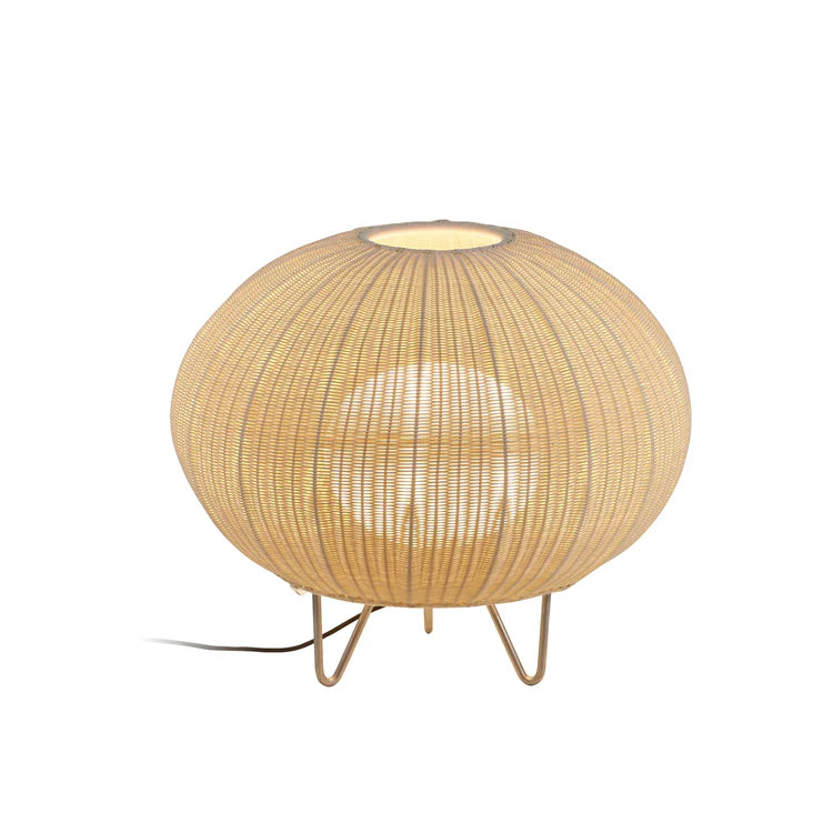 Garota Floor, Short, Ivory White, E27, Plugs In, IP66