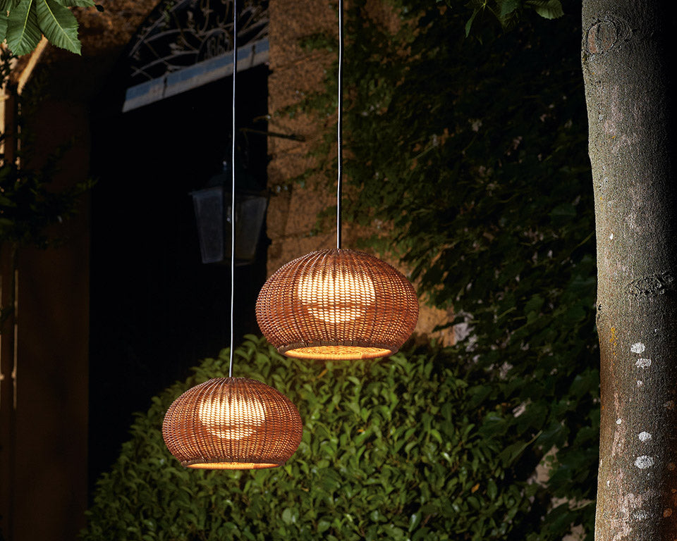 Garota Pendant, Small, Ivory White, LED, 8.4W, Triac Dim, IP66