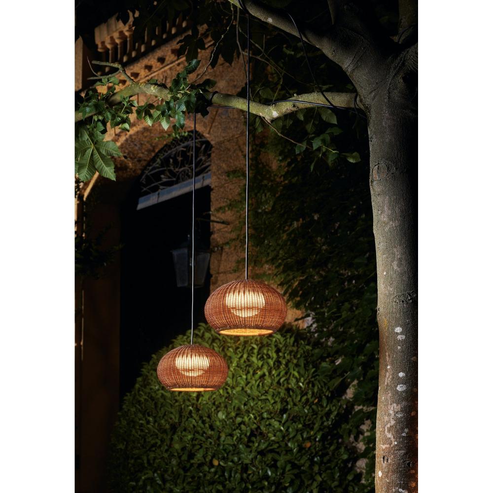 Garota Pendant, Small, Ivory White, LED, 8.4W, On/Off, Plugs In, IP66