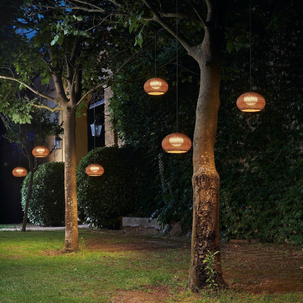 Garota Pendant, Small, Brown, LED, 8.4W, Triac Dim, IP66