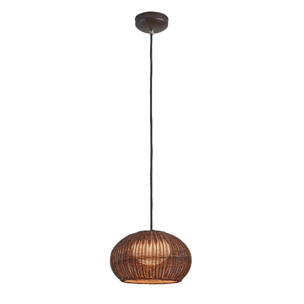 Garota Pendant, Small, Brown, LED, 8.4W, Triac Dim, IP66