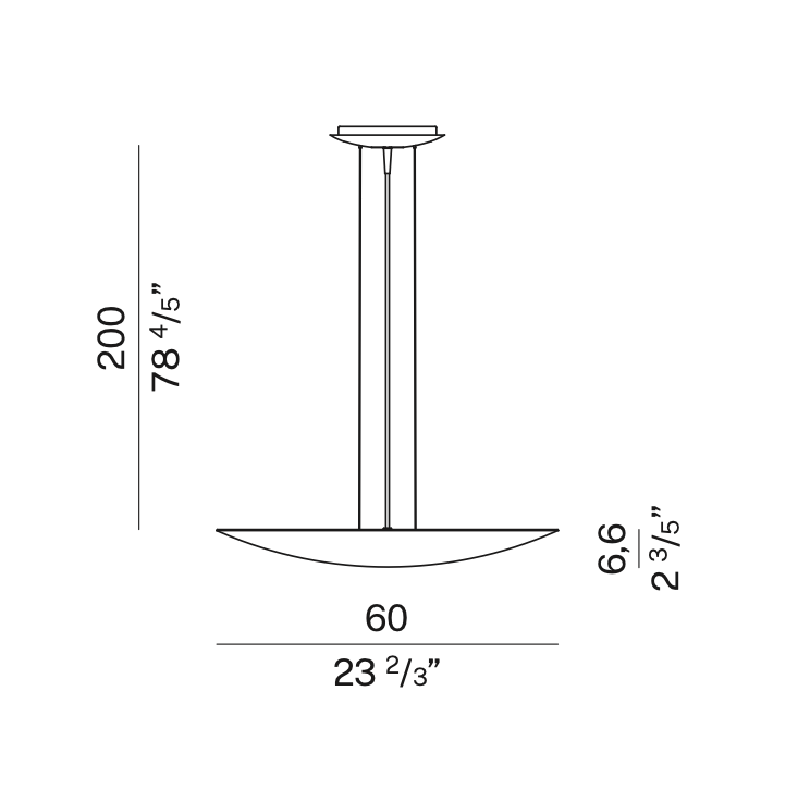 Gong Pendant, LED, DALI/Push Dim, IP20