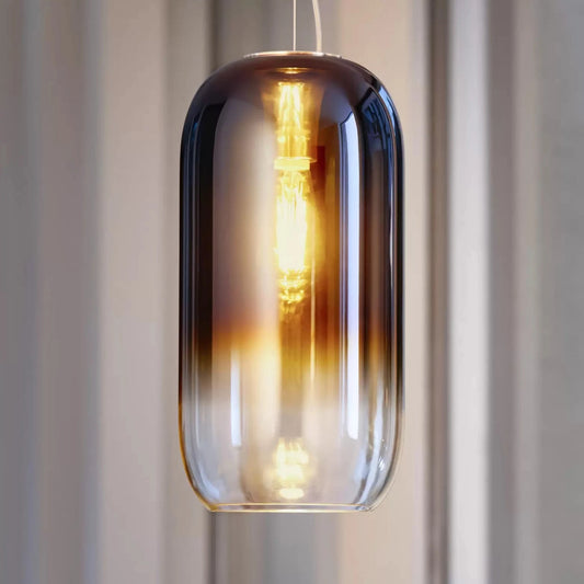 Gople Pendant, Bronze Ombre Clear Glass, IP20