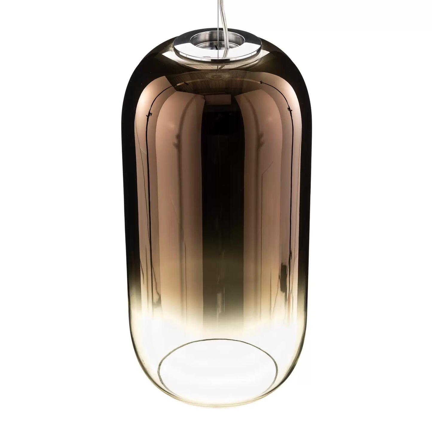 Gople Pendant, Bronze Ombre Clear Glass, IP20