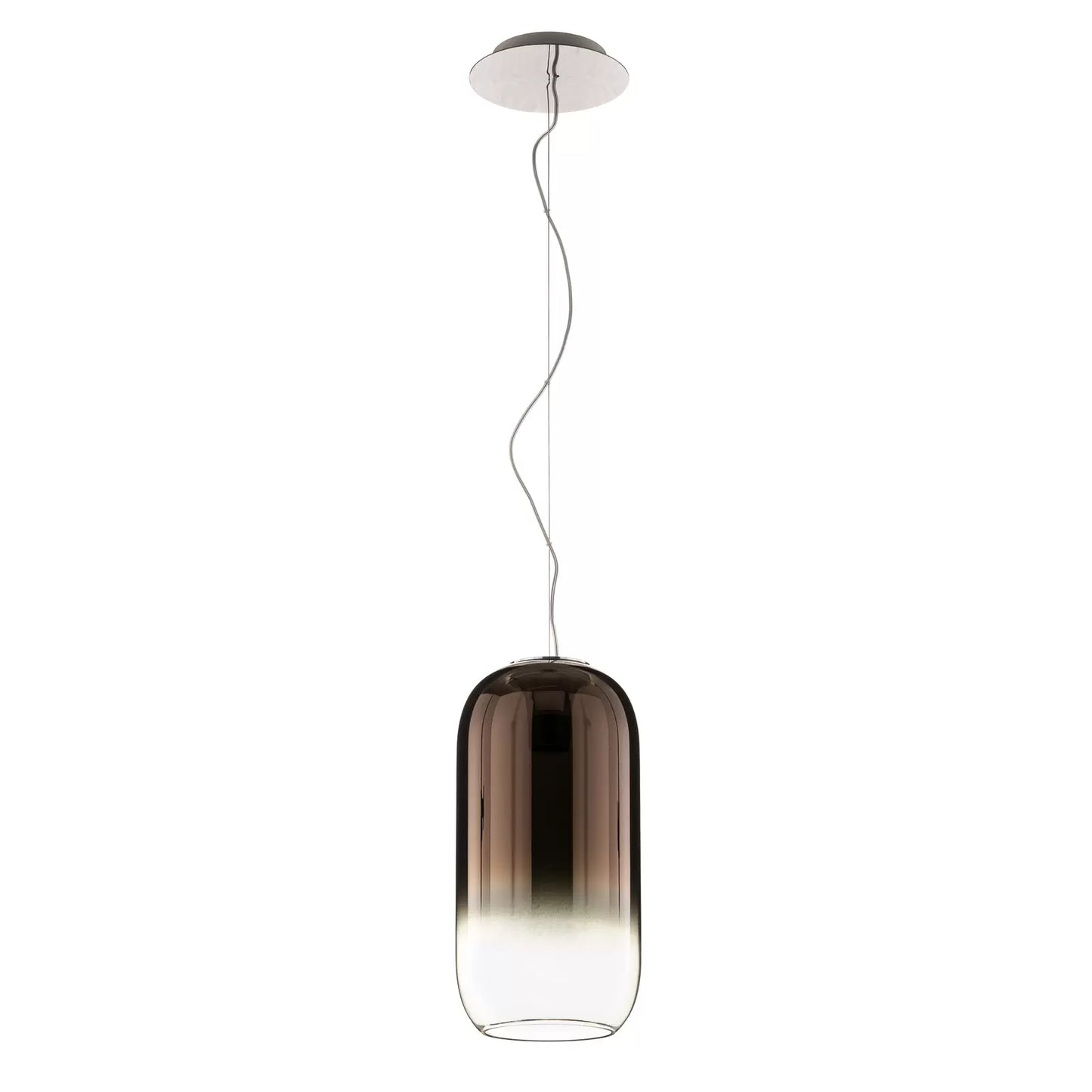 Gople Pendant, Bronze Ombre Clear Glass, IP20