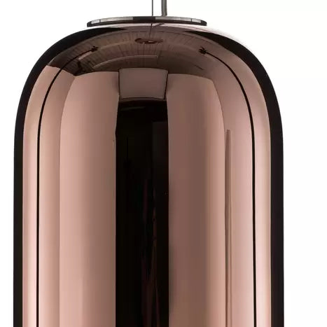 Gople Pendant, Copper Ombre Clear Glass, IP20