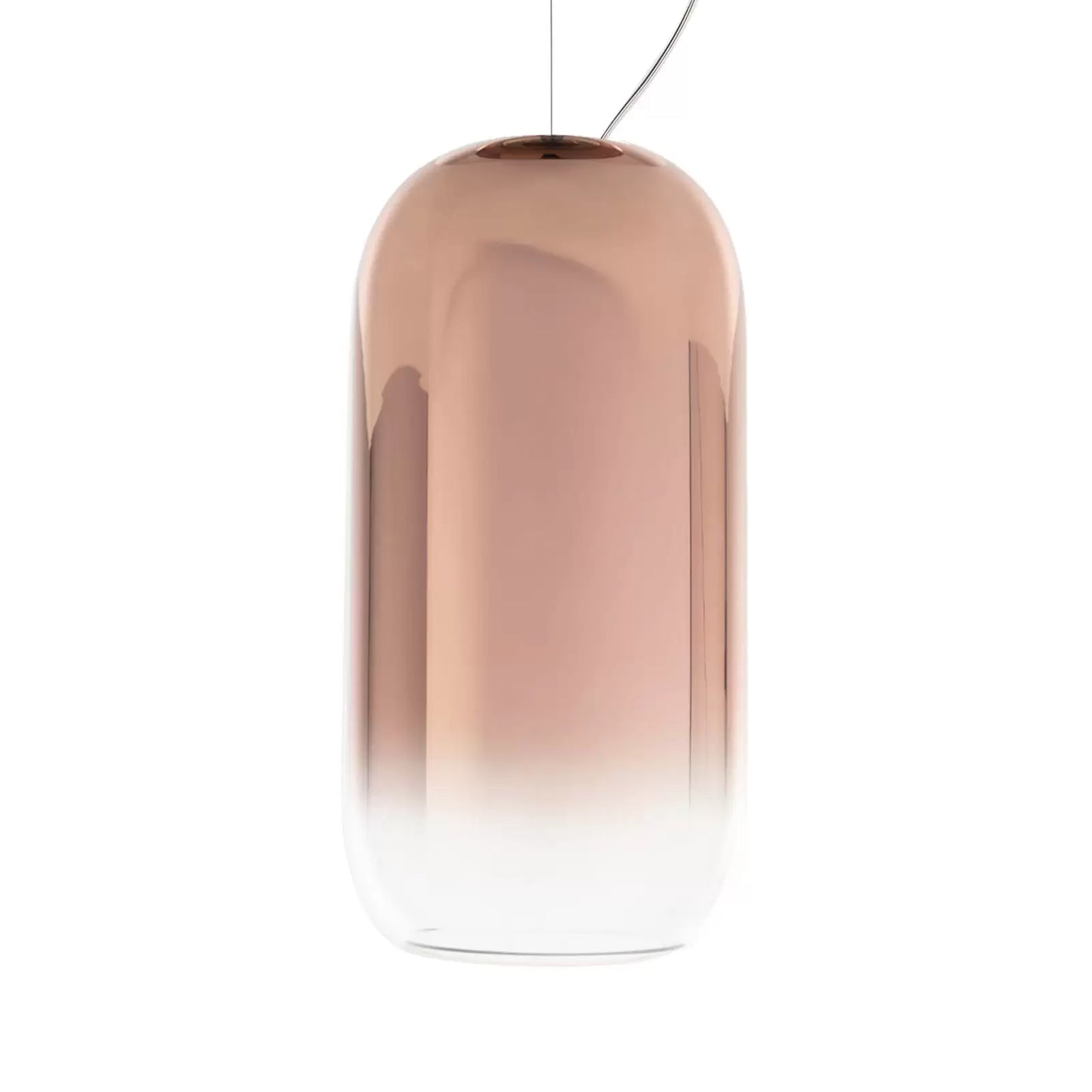 Gople Pendant, Copper Ombre Clear Glass, IP20