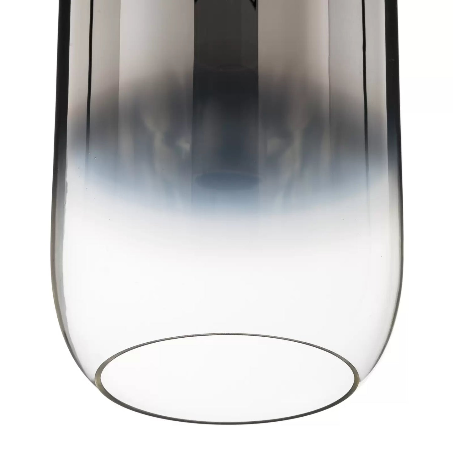 Gople Pendant, Mirrored Silver Ombre Clear Glass, IP20