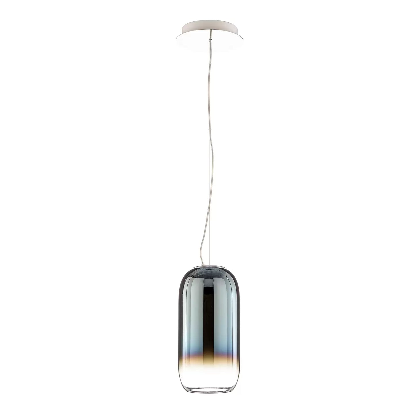 Gople Pendant, Blue Sapphire Ombre Clear Glass, IP20