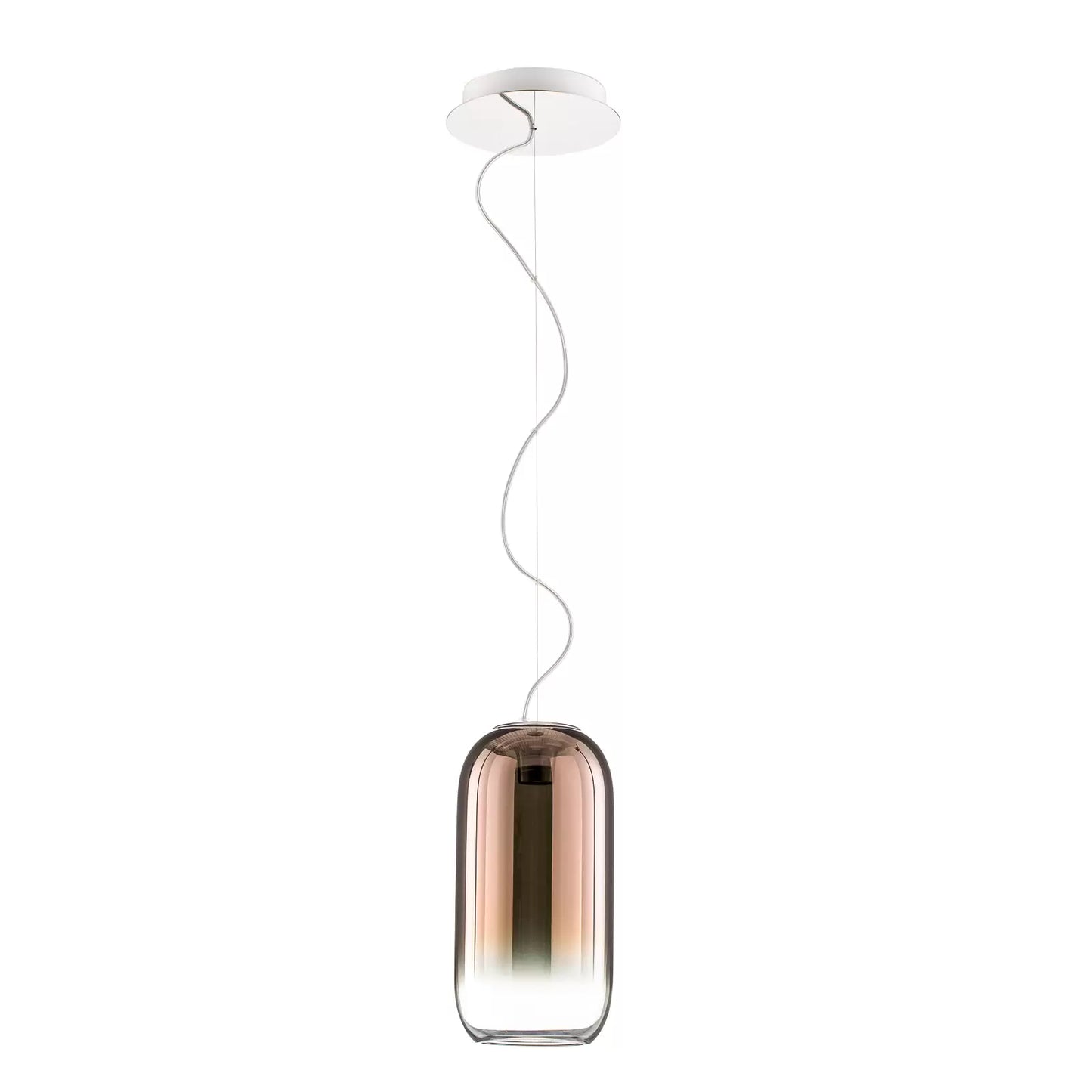 Gople Pendant, Bronze Ombre Clear Glass, IP20