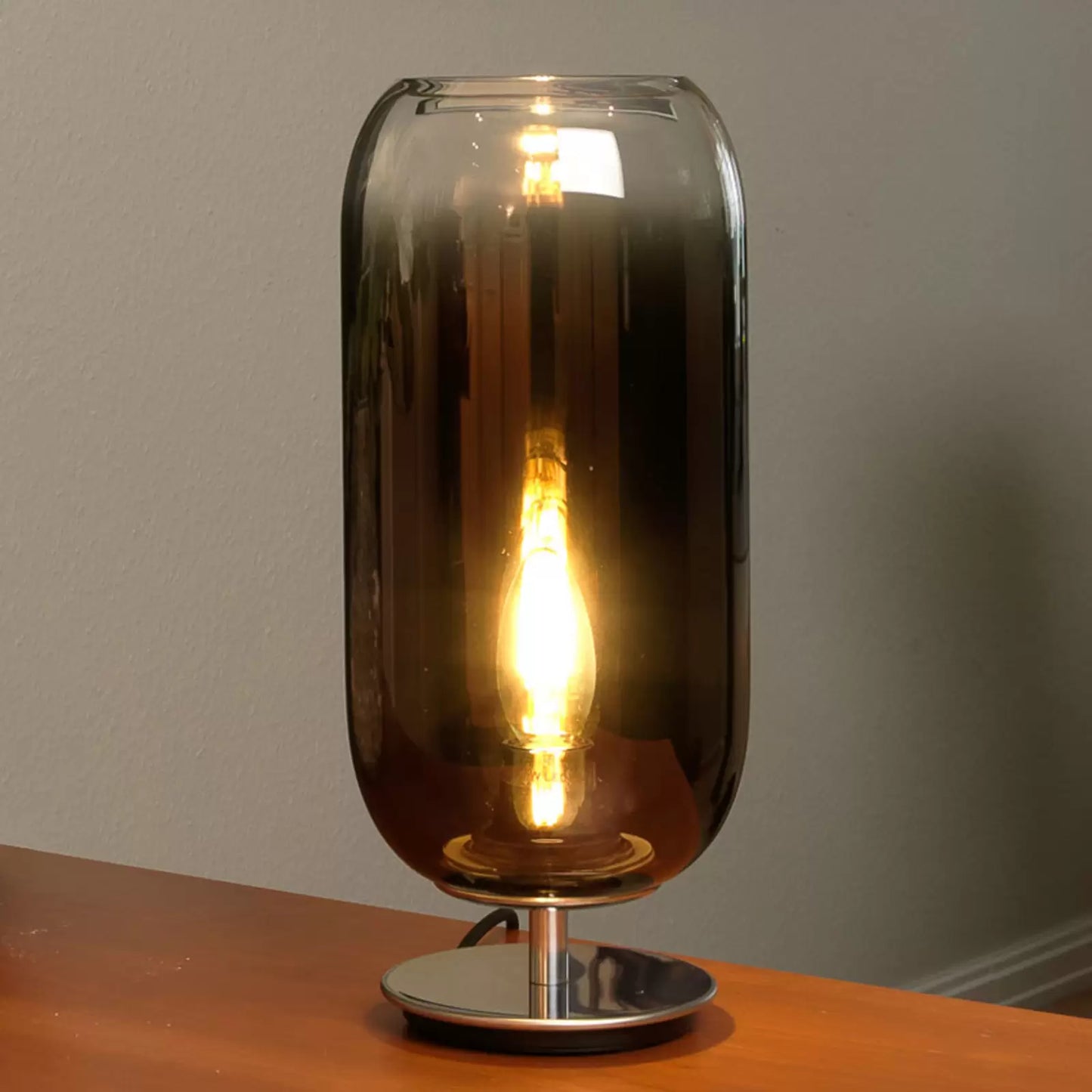 Gople Table Lamp, Bronze Ombre Clear Glass, IP20