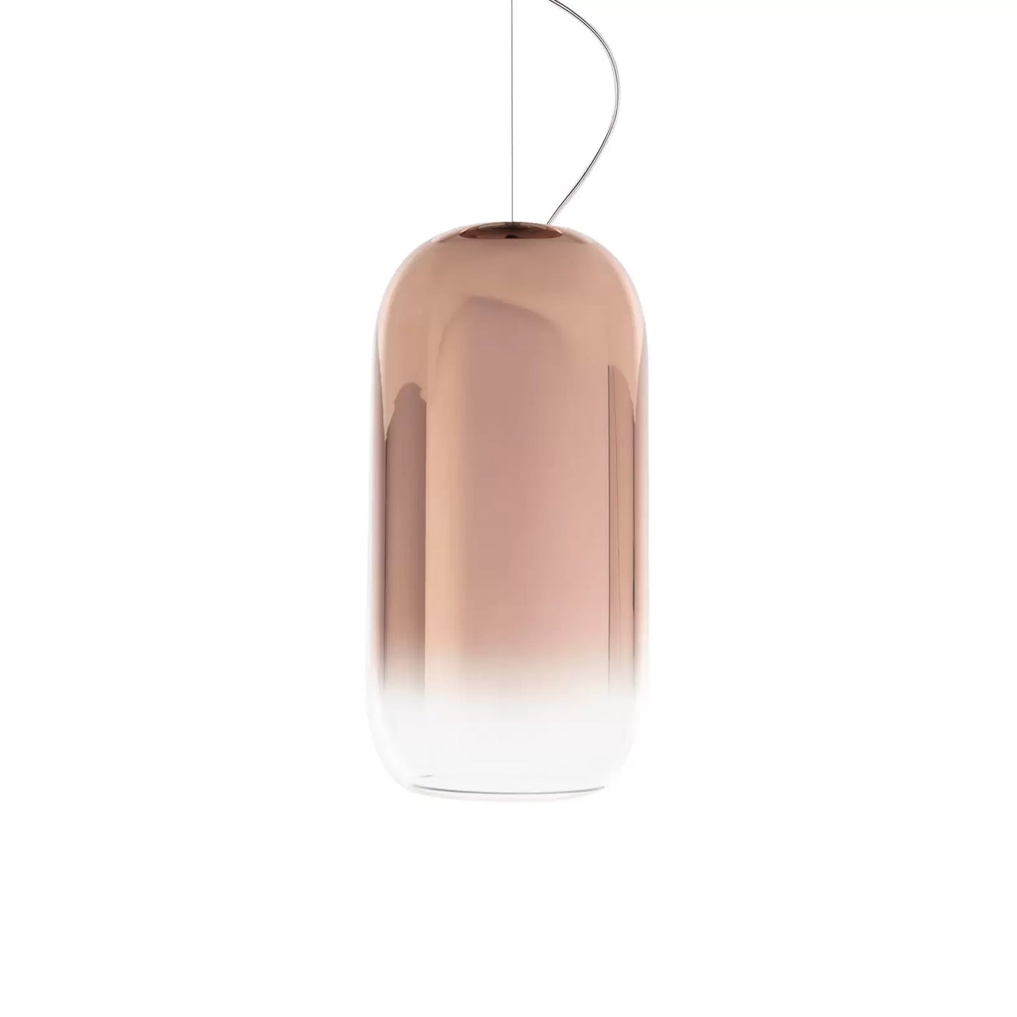 Gople Pendant, Copper Ombre Clear Glass, IP20