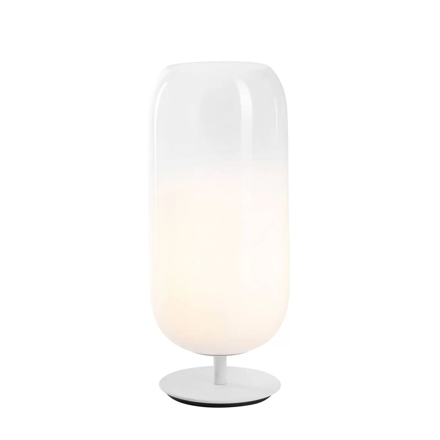 Gople Table Lamp, White Ombre Clear Glass, IP20