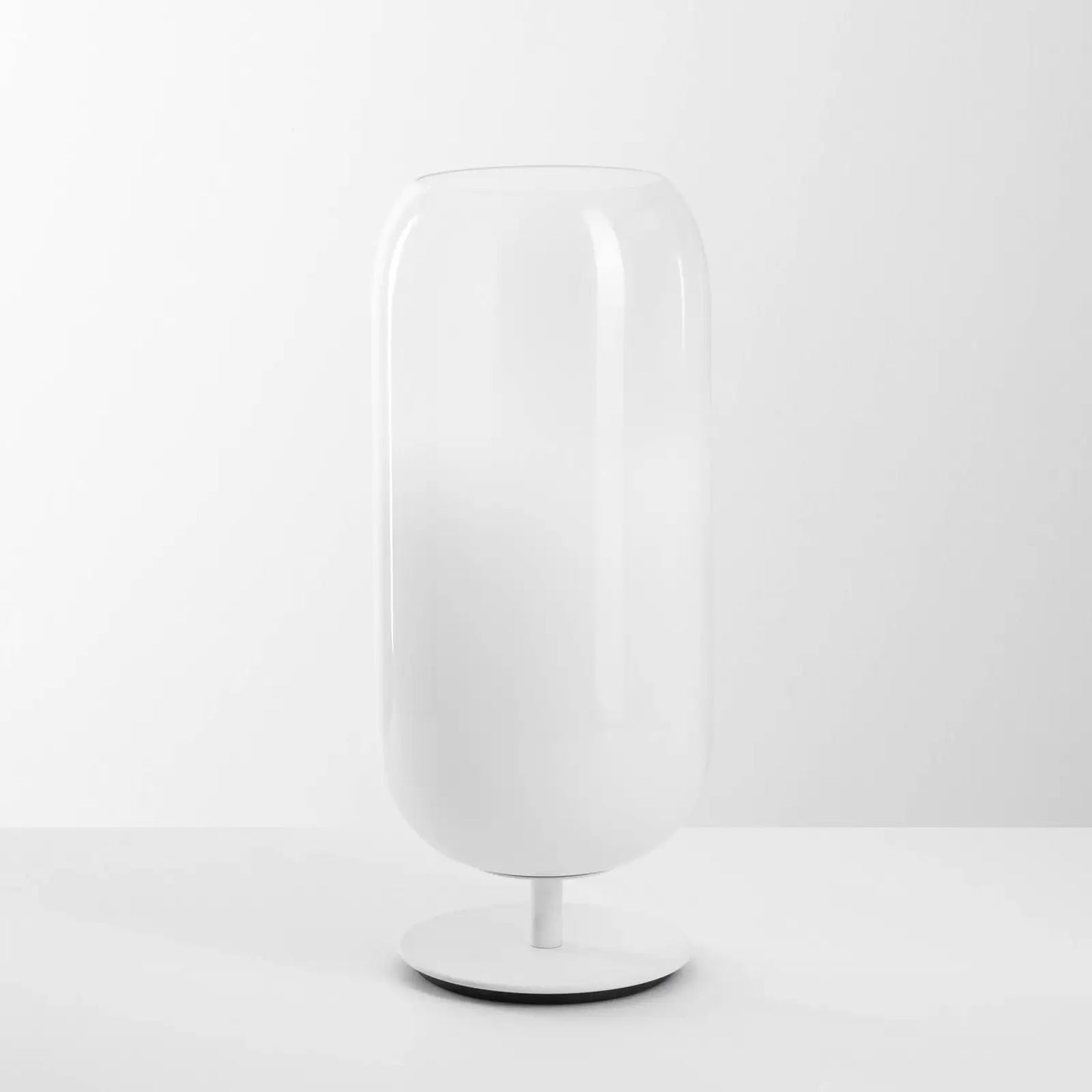 Gople Table Lamp, White Ombre Clear Glass, IP20