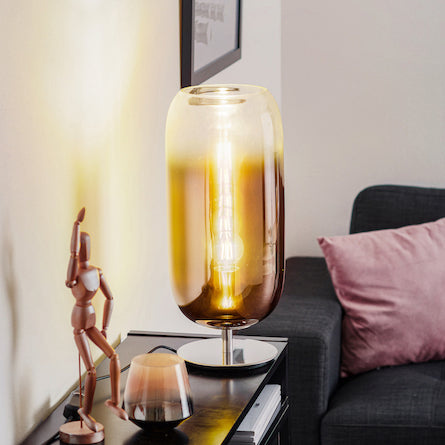 Gople Table Lamp, Bronze Ombre Clear Glass, IP20