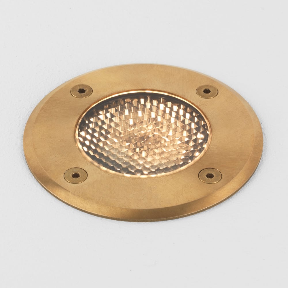 Gramos, Inground Uplight, Brass, Round, GU10, IP65