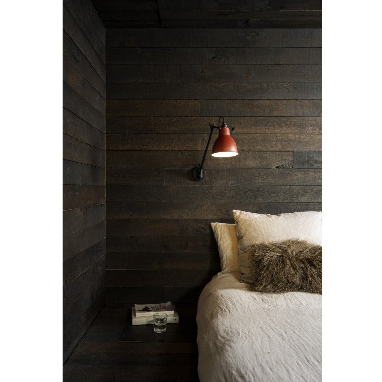 Gras-N122-Wall-Red-In-Situ-Bedside-with-Wood-Wall