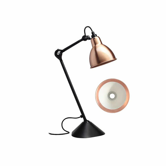 Gras-N205-Table-Copper-with-White-Round-Thumbnail