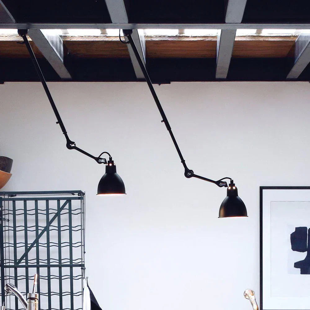 Gras-N302-Pendant-Black-Studio-with-Beam-Ceilings