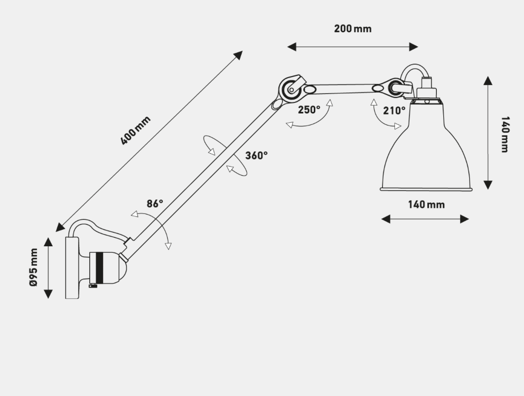 Gras-N304-L40-Wall-Line-Drawing