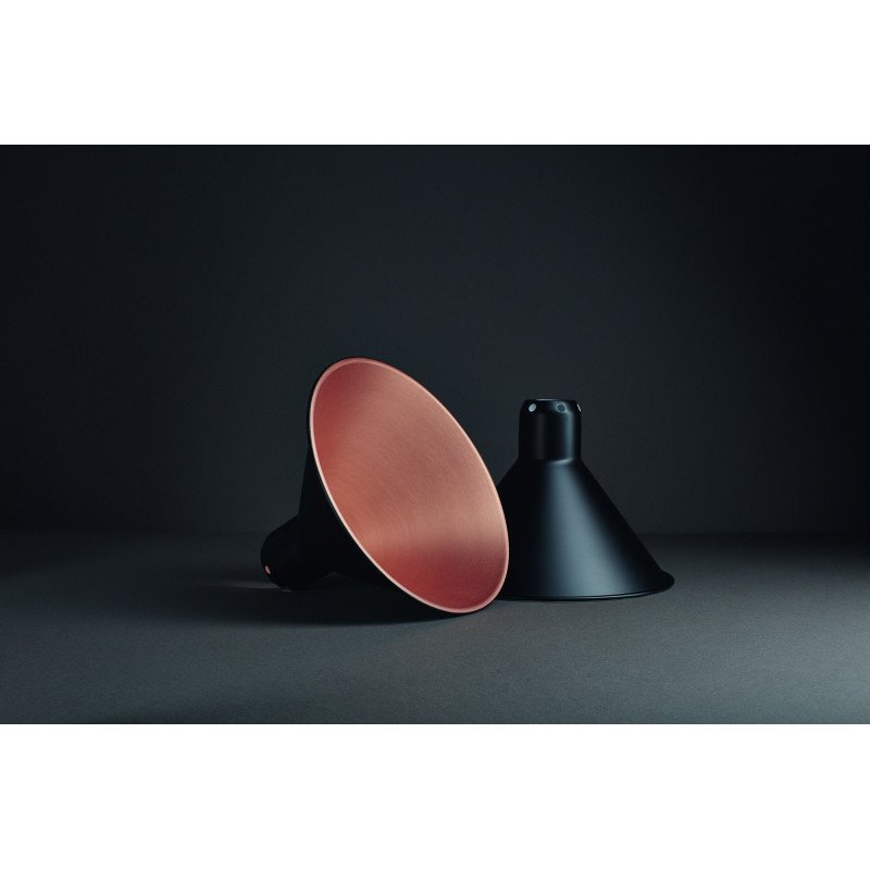 Gras-Shade-Cone-Black-with-Copper-Interior