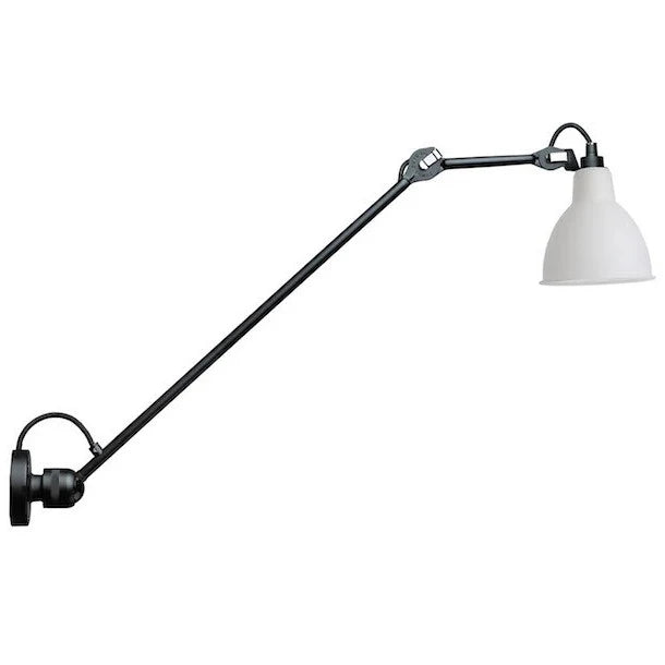 Gras N304 L Adjustable Wall 1 Long Up Arm White Shade, E14, IP20