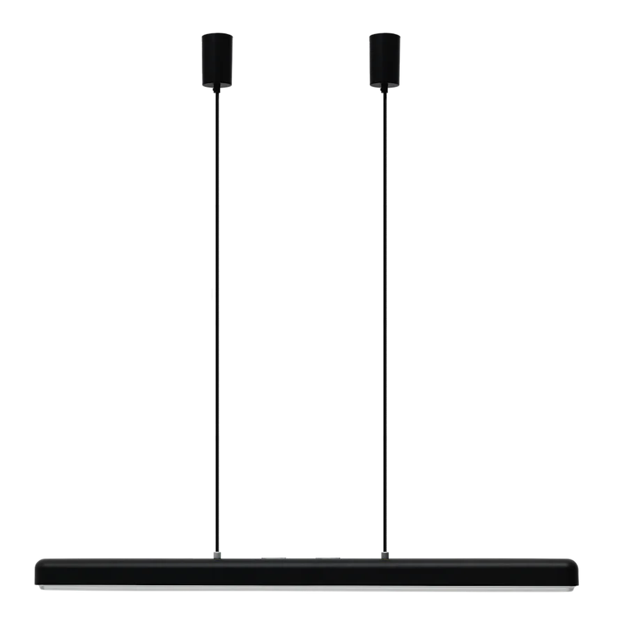 Hazel Linear Pendant, Black, LED Tunable White, Touch Dim