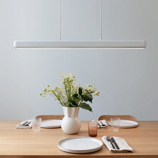 Hazel Linear Pendant, White, LED Tunable White, Touch Dim